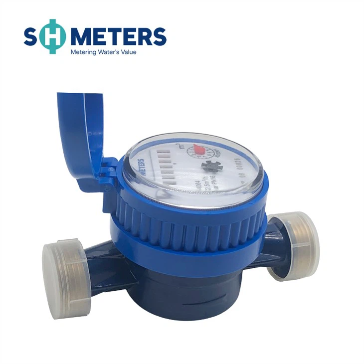 Brass Valve Control Single Jet Dry Type Water Meter