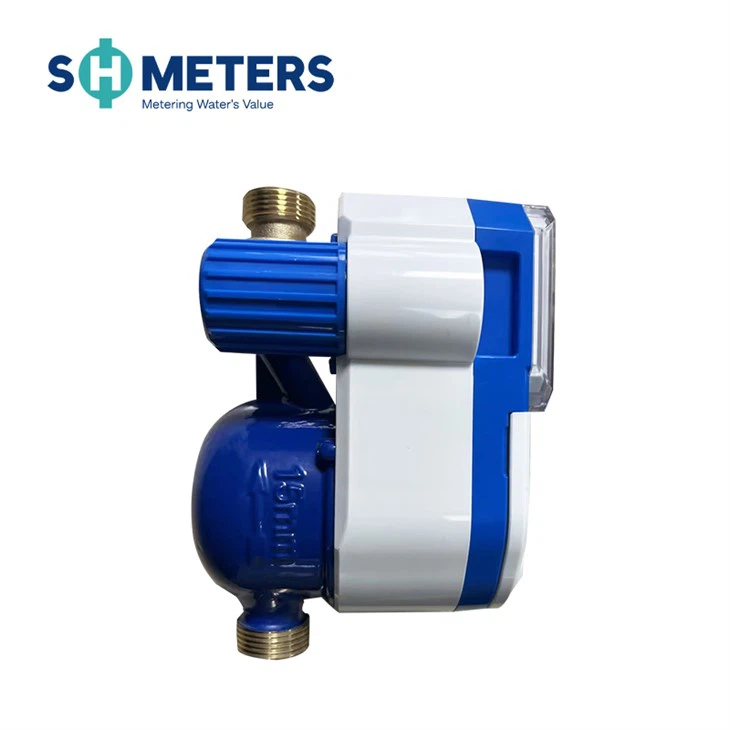 Split Sts Prepadi Water Meter Keypad Wireless Reading Device Sts Water Meter For Residential